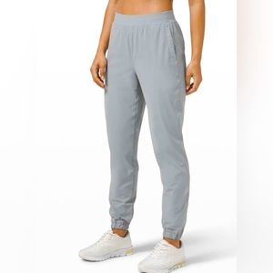 Lululemon Adapted State High-Rise Tech Fleece Joggers in Rhino Grey